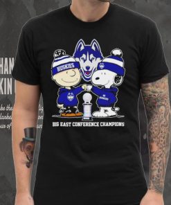 UConn Huskies Snoopy and Charlie Brown Big East Conference Champions go Huskies hoodie, sweater, longsleeve, shirt v-neck, t-shirt