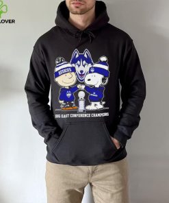 UConn Huskies Snoopy and Charlie Brown Big East Conference Champions go Huskies hoodie, sweater, longsleeve, shirt v-neck, t-shirt