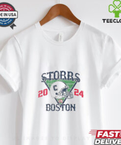 UConn Huskies Storrs in Boston 2024 helmet shirt