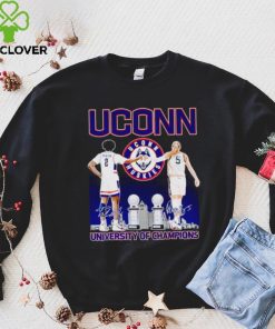 UConn Huskies Tristen Newton and Paige Bueckers University of Champions hoodie, sweater, longsleeve, shirt v-neck, t-shirt