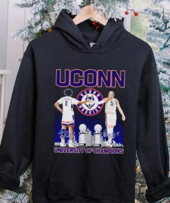 UConn Huskies Tristen Newton and Paige Bueckers University of Champions hoodie, sweater, longsleeve, shirt v-neck, t-shirt