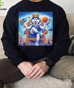 UConn Huskies basketball king mascot shirt