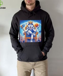 UConn Huskies basketball king mascot hoodie, sweater, longsleeve, shirt v-neck, t-shirt