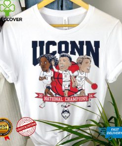 UConn Huskies men’s basketball 2024 national champions caricatures shirt