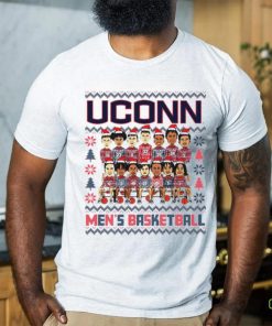 UConn Men’s Basketball Holiday Team Caricature hoodie, sweater, longsleeve, shirt v-neck, t-shirt