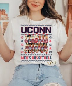 UConn Men’s Basketball Holiday Team Caricature hoodie, sweater, longsleeve, shirt v-neck, t-shirt