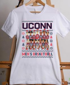 UConn Men’s Basketball Holiday Team Caricature hoodie, sweater, longsleeve, shirt v-neck, t-shirt