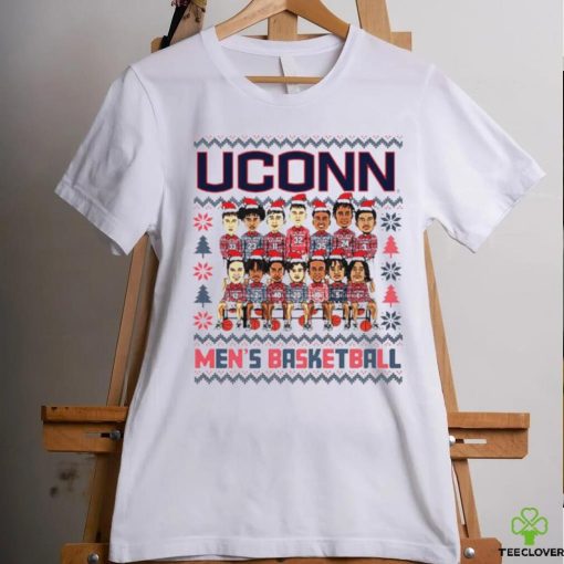 UConn Men’s Basketball Holiday Team Caricature hoodie, sweater, longsleeve, shirt v-neck, t-shirt