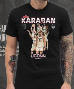 UConn NCAA Men's Basketball Alex Karaban Official 2023 2024 Post Season T Shirt