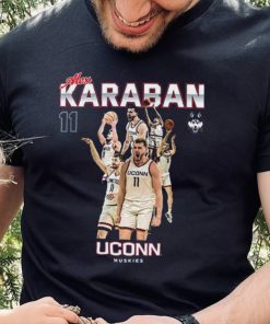 UConn NCAA Men's Basketball Alex Karaban Official 2023 2024 Post Season T Shirt