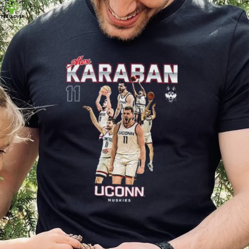 UConn NCAA Men's Basketball Alex Karaban Official 2023 2024 Post Season T Shirt