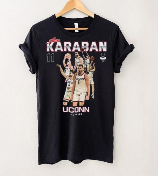 UConn NCAA Men's Basketball Alex Karaban Official 2023 2024 Post Season T Shirt