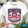 Uconn Huskies Mascot Back to Back Champions 2023 2024 Shirt