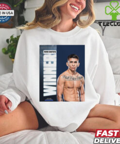 UFC 307 Winner is Mario Bautista – def. Jose Aldo MMA Uncensored 2024 Poster t hoodie, sweater, longsleeve, shirt v-neck, t-shirt