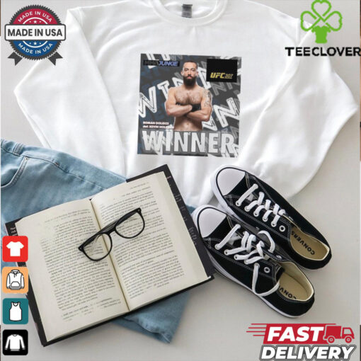 UFC 307 winner Roman Dolidze def. Kevin Holland MMA Junkie 2024 Poster t hoodie, sweater, longsleeve, shirt v-neck, t-shirt