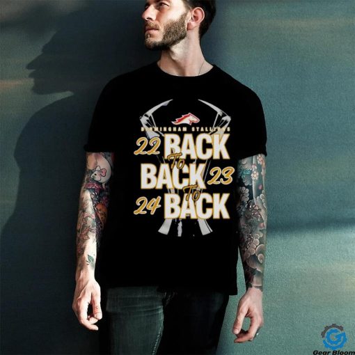 UFL Birmingham Stallions Back To Back To Back 2022 2023 2024 Champions Shirt