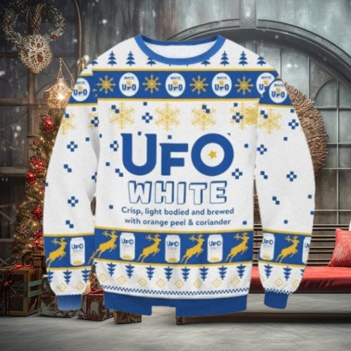 UFO White Beer Ugly Christmas Sweater, Xmas Sweathoodie, sweater, longsleeve, shirt v-neck, t-shirt Gifts