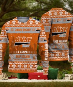 UGLY SWEATER BNSF Railway Limited 3D Christmas Sweater For Men And Women