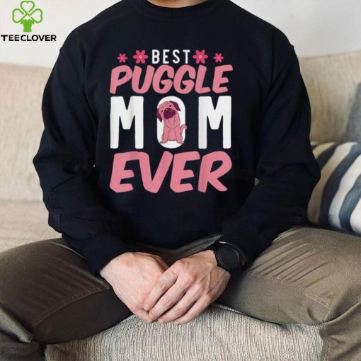 Best Puggle Mom Ever Dog Lover Mommy Dog Owner Cute Puggle T Shirt