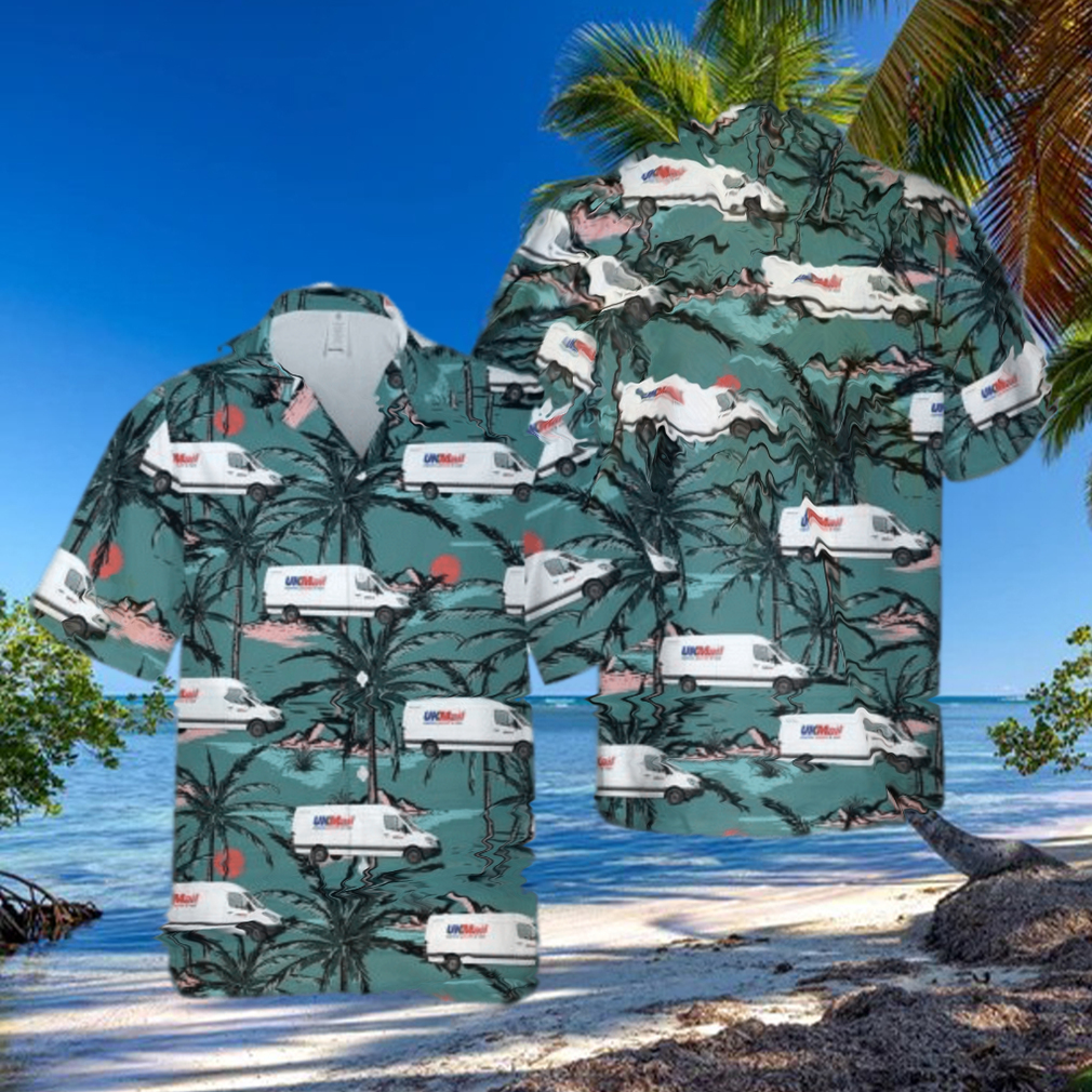 UK Mail Van Summer Aloha Hawaiian Shirt UK Mail Van Summer Aloha Hawaiian Shirt