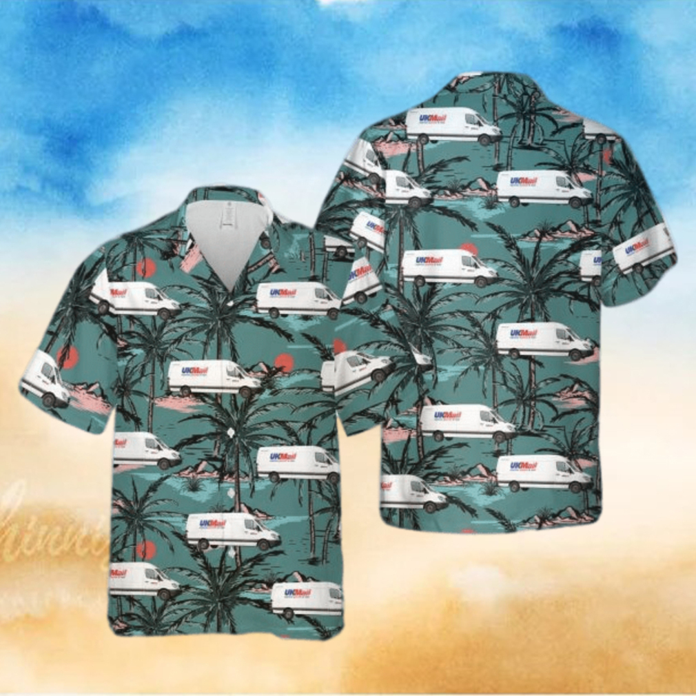 UK Mail Van Summer Aloha Hawaiian Shirt UK Mail Van Summer Aloha Hawaiian Shirt