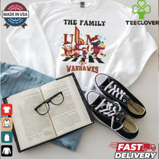 ULM Warhawks X Family Bluey Merry Christmas 2024 Shirt
