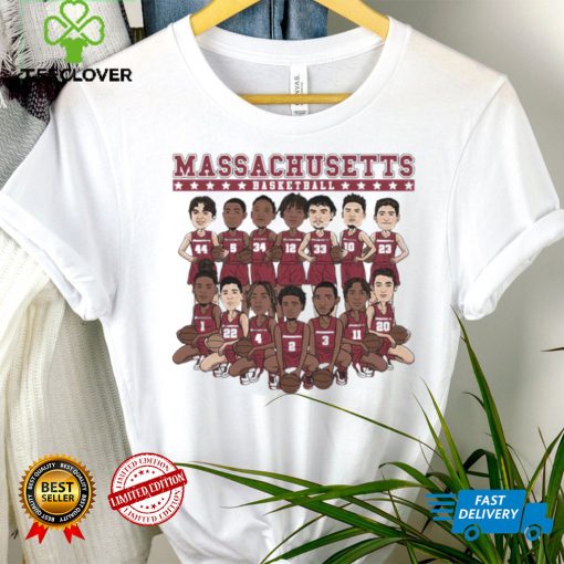 UMass Minutemen NCAA Men’s Basketball Team Caricature hoodie, sweater, longsleeve, shirt v-neck, t-shirt