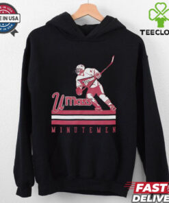 UMass Minutemen ice hockey player retro shirt