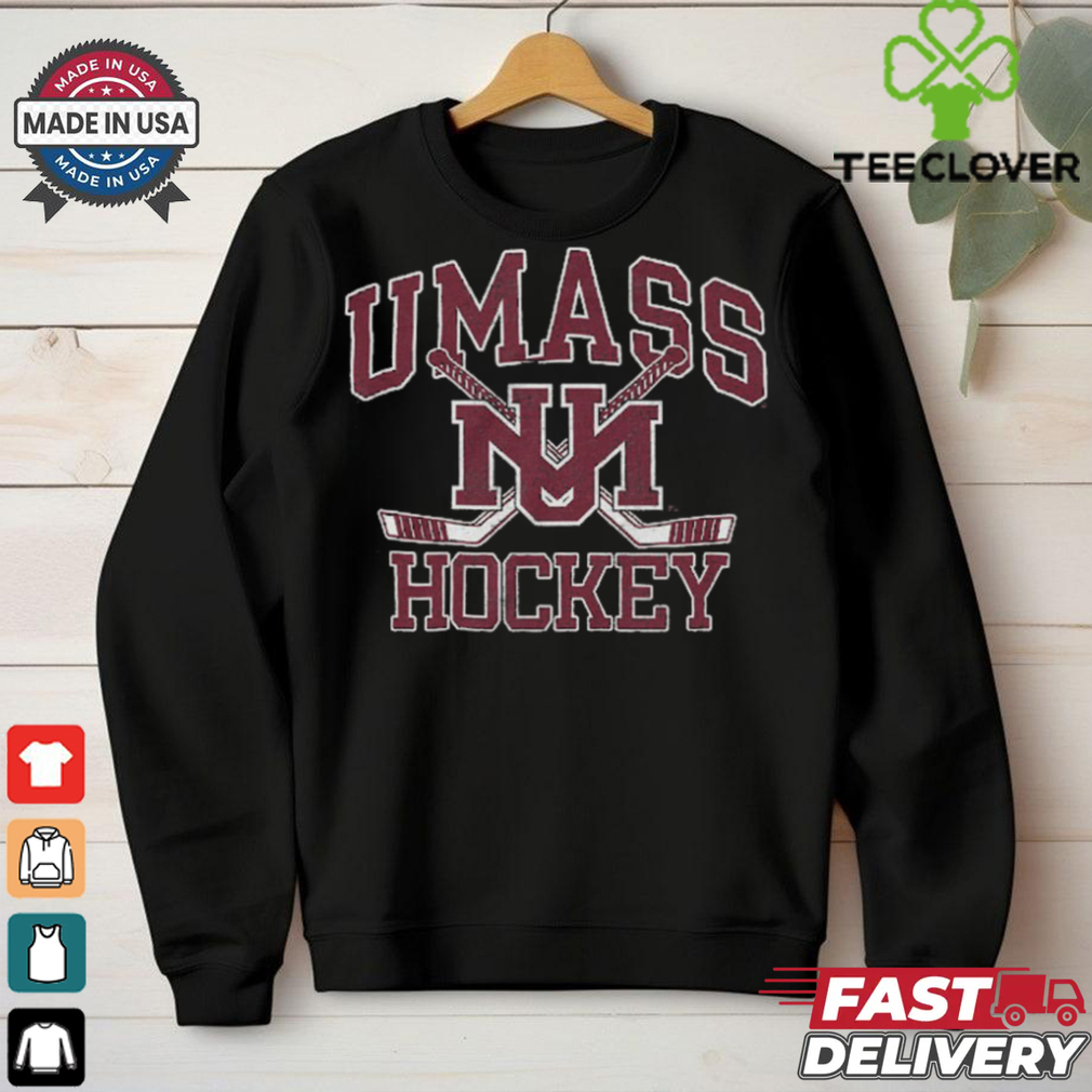 UMass Vintage Hockey Crossed Sticks shirt UMass Vintage Hockey Crossed Sticks shirt