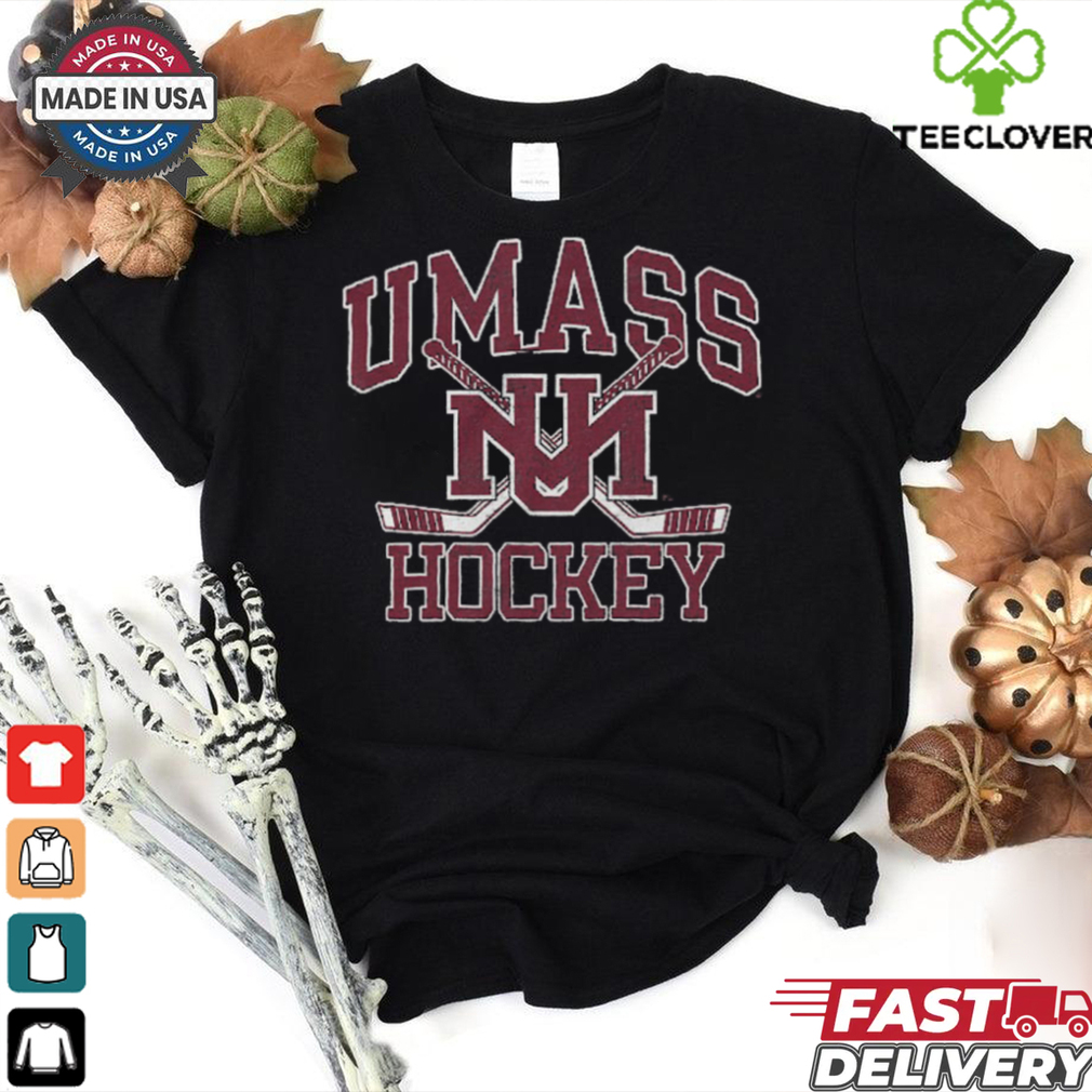 UMass Vintage Hockey Crossed Sticks shirt UMass Vintage Hockey Crossed Sticks shirt