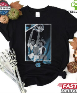 UNC Basketball Jalen Washington & Elliot Cadeau T Shirt