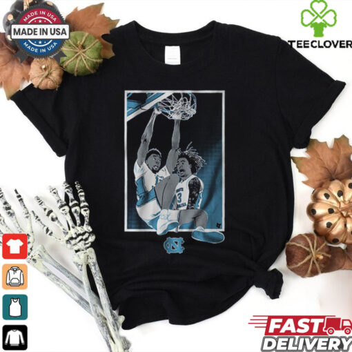 UNC Basketball Jalen Washington & Elliot Cadeau T Shirt