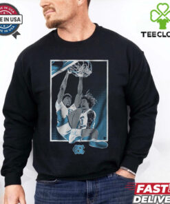 UNC Basketball Jalen Washington & Elliot Cadeau T Shirt