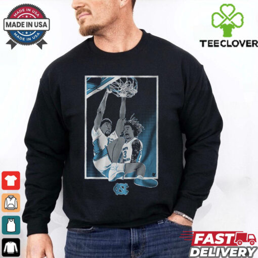 UNC Basketball Jalen Washington & Elliot Cadeau T Shirt