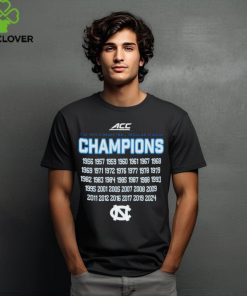 UNC Tar Heels 33X ACC Men’s Basketball Regular Season Champions shirt