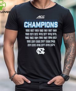 UNC Tar Heels 33X ACC Men’s Basketball Regular Season Champions shirt