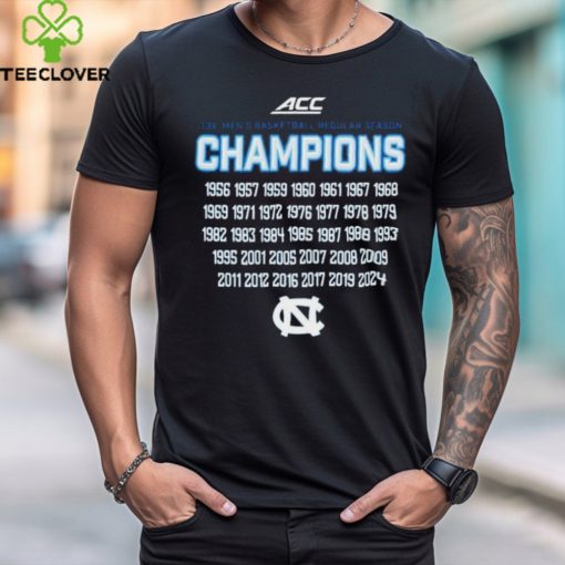 UNC Tar Heels 33X ACC Men’s Basketball Regular Season Champions shirt