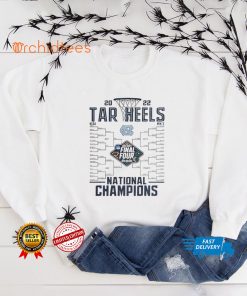 UNC Tar Heels Men’s Basketball National Champions Bracket shirt