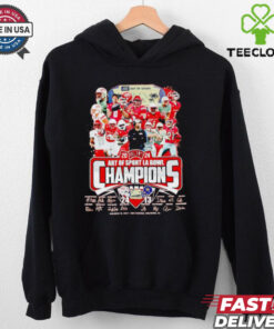 UNLV Rebels 2024 Art of Sport LA Bowl champions score shirt