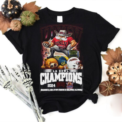 UNLV Rebels LA Bowl Champs 2024 Fan Celebration Hoodie T Shirt