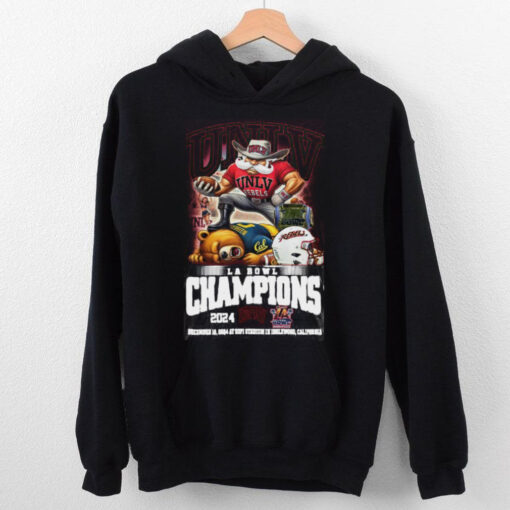 UNLV Rebels LA Bowl Champs 2024 Fan Celebration Hoodie T Shirt