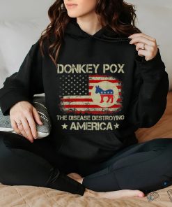 Donkey Pox The Disease Destroying America Funny Anti Biden T Shirt