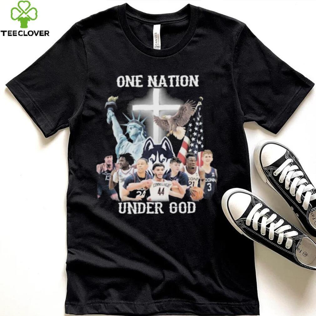 One Nation Under God Teams Uconn Shirt One Nation Under God Teams Uconn Shirt