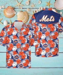 Aloha MLB New York Mets Hawaiian Shirt Hibiscus Flowers Beach Gift For Him