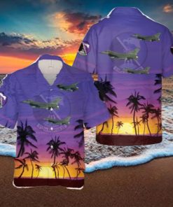 US Air Force 510th Fighter Squadron F 16C Hawaiian Shirt Beach Shirt For Men Women