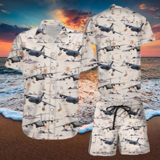 US Air Force Boeing C 17 Globemaster III Hawaiian Shirt, Short Unique Gift