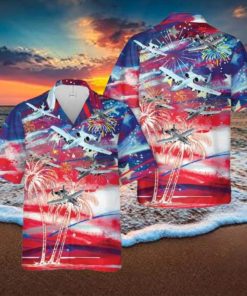 US Air Force Fairchild Republic A 10 Thunderbolt II 4th Of July Hawaiian Shirt Beach Summer