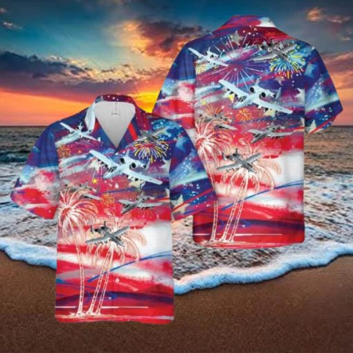 US Air Force Fairchild Republic A 10 Thunderbolt II 4th Of July Hawaiian Shirt Beach Summer