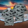 US Air Force Fairchild Republic A 10 Thunderbolt II Silhouettes Hawaiian Shirt Beach Summer