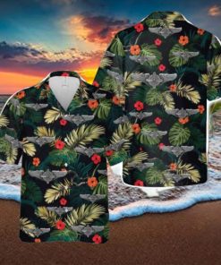 US Air Force Flight Engineer Wings (basic) Hawaiian Shirt Summer Holiday Gift